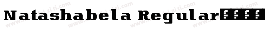 Natashabela Regular字体转换